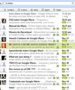 Apropiación de Wave por la prensa: comunidades de usuarios, trabajo colaborativo, Wave como blog